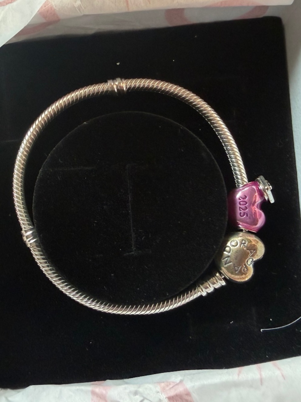 Pandora bracelet never worn includes 2025 graduate charm